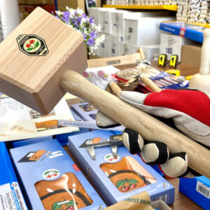 Búa vồ gỗ trăn Kirschen 6160 dùng cho mộc, đầu gỗ trăn, cán gỗ tần bì, kết cấu nêm cố định.