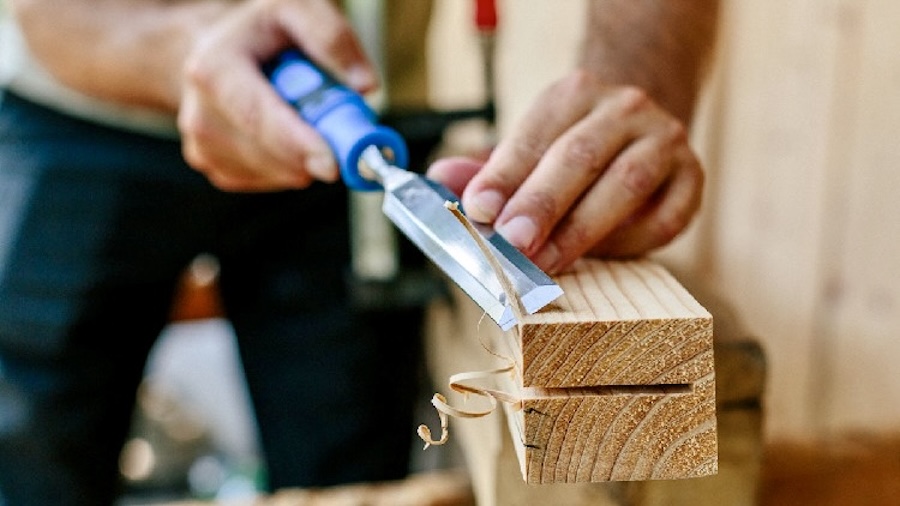 Đục dẹt Kirschen 10080 cán nhựa 2 thành phần