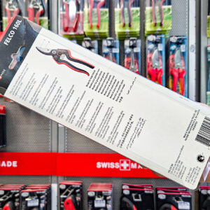 Lưỡi thép tôi cứng trên Kéo cắt cành FELCO 160L duy trì độ sắc lâu dài, hỗ trợ cắt sạch và chính xác.