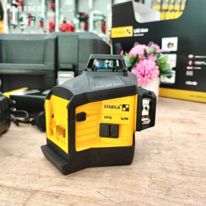 Máy cân bằng laser đỏ LAX 600 dùng diode laser đỏ, lớp laser 2, công suất dưới 1 mW, an toàn khi sử dụng xây dựng.