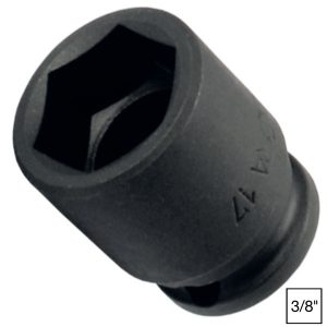Đầu tuýp đen ELORA 789- đầu vuông 3/8 inch, dùng cho máy xiết bulong đai ốc. Impact socket