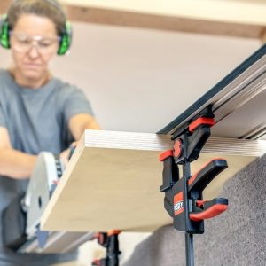 Kẹp bàn một tay EZR dùng cho thanh dẫn hướng Bosch và Mafell