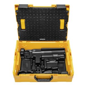 Hộp L-Boxx đựng máy bóp ống REMS mini Press kiểu vali xách tay.