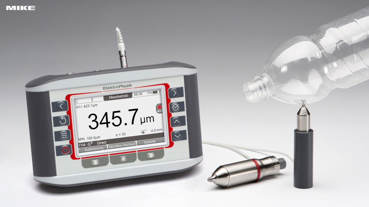 Máy đo bề dày thành chai Minitest FH – ElektroPhysik Germany