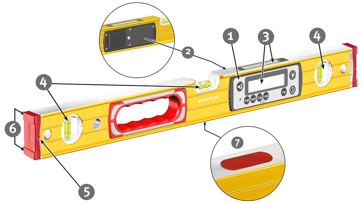 Hướng dẫn sử dụng thước thủy điện tử STABILA TECH 196 DL