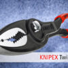 Kìm tháo ốc mòn Knipex TwinGrip 82 01 200 có khớp trượt hộp (box joint) tăng độ bền và độ ổn định khi siết mạnh.