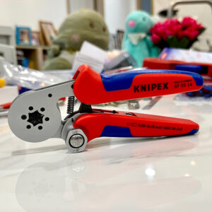 Kìm bấm cos tự động Knipex 97 55 14 chứng nhận UL khi dùng cùng đầu cos Knipex.