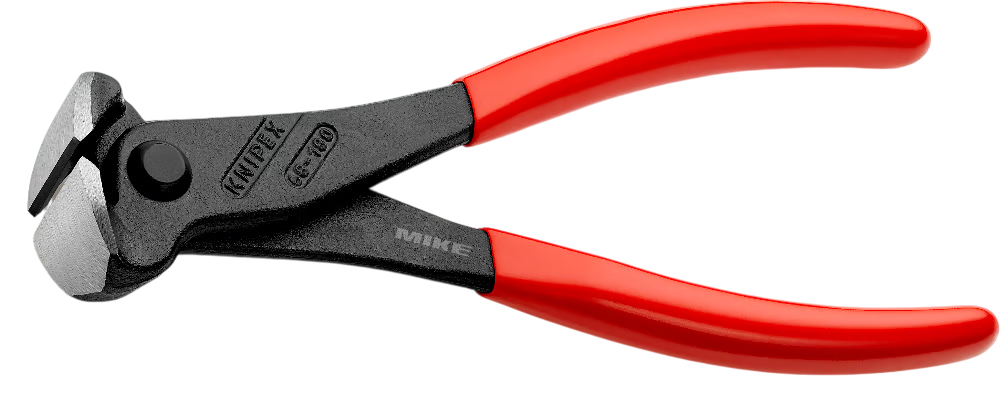 Kìm cắt đinh Knipex 68 01 180, Cắt dây thép Ø2.5 mm, 61 HRC