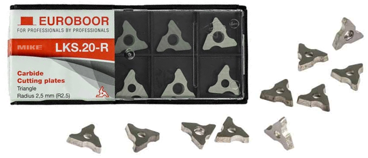 Bộ mảnh hợp kim LKS.20-R cho máy vát mép EUROBOOR B45, B45S
