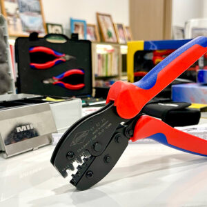 Kìm bấm cos PreciForce Knipex 97 52 35 xuất xứ Germany, khuôn bấm CNC tôi cứng và căn chỉnh lực tại nhà máy.