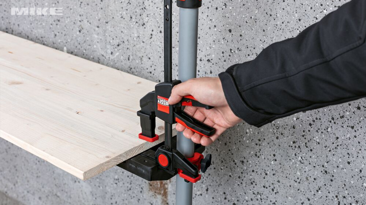 Ren 1/4″ của BESSEY STE-MH-SET cho phép gắn laser, camera hoặc đèn công trình.