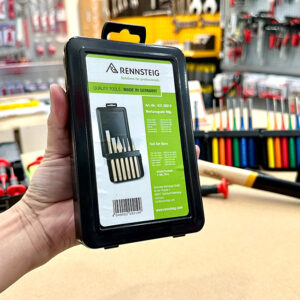 Bộ đột chốt song song Rennsteig 425 502 6 gồm 5 chi tiết đường kính Ø2–Ø6 mm, chiều dài 150 mm.
