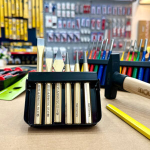 Bộ đục hỗn hợp Rennsteig 421 002 0 có chiều dài 120–150 mm, đầu Ø3–Ø11 mm.