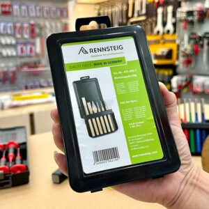 Bộ đục hỗn hợp Rennsteig 421 002 0 gồm 6 chi tiết, phục vụ đa dạng thao tác gia công kim loại.