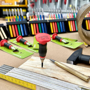 Đột tâm tự động Rennsteig 430 229 có cán Ø11 mm, thiết kế phục vụ thợ cơ khí, sửa chữa, lắp đặt chính xác.