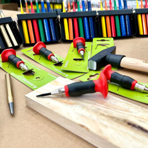 Đột tâm tự động Rennsteig 430 229 sản xuất tại Đức, đầu Ø3.5 mm, dùng đánh dấu khoan chuẩn, cơ chế lò xo tự động.