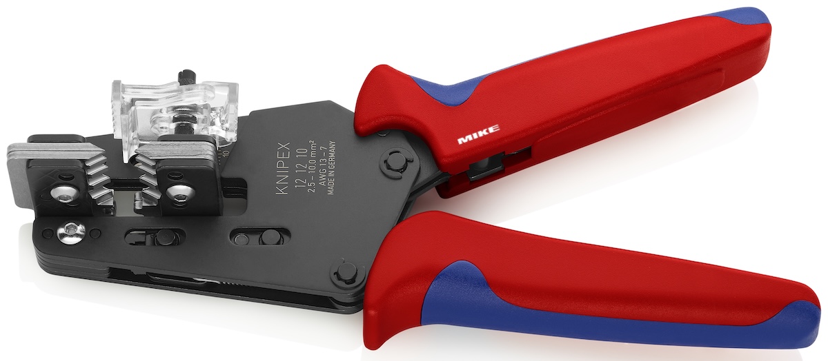 Kìm tuốt dây Knipex 12 12 10 tuốt cáp nhiều lớp và chịu nhiệt