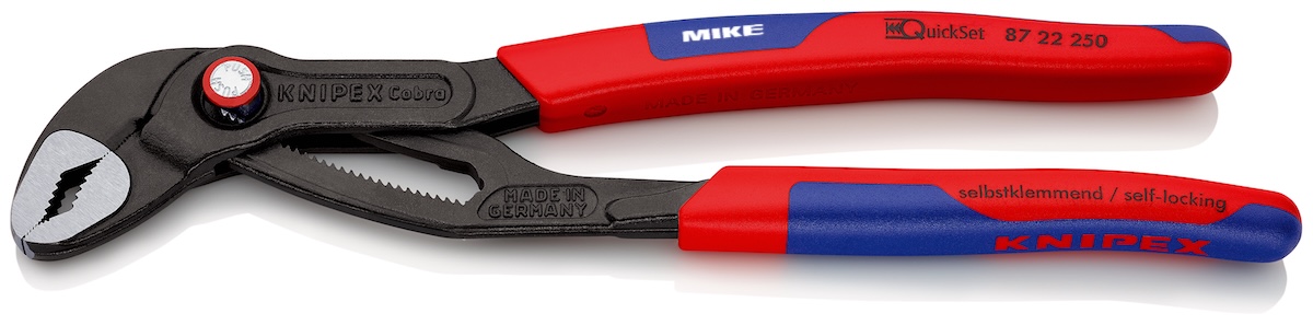 Kềm mỏ quạ 250 mm Knipex 87 22 250 Cobra QuickSet