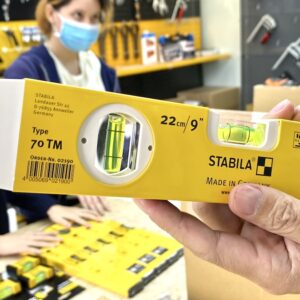 STABILA 02190 – Thước thủy nhôm từ tính, kích thước 22 cm