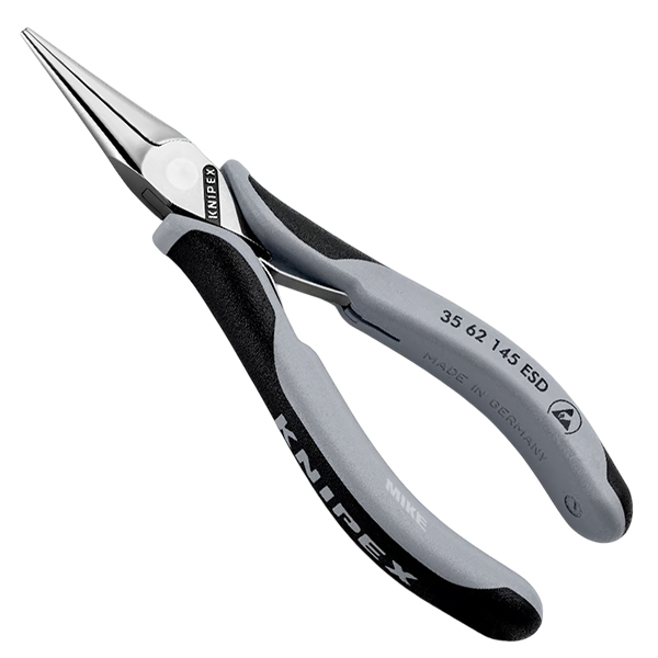 Kim kep linh kien dien tu, chong tinh dien 35 62 145 ESD Kìm kẹp linh kiện điện tử chống tĩnh điện Knipex 35 62 145 ESD