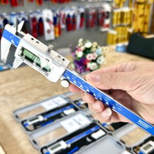 Thước kẹp điện tử 150 mm Vogel Germany 202043-3 màn hình số, đo ngoài, đo trong, đo độ sâu
