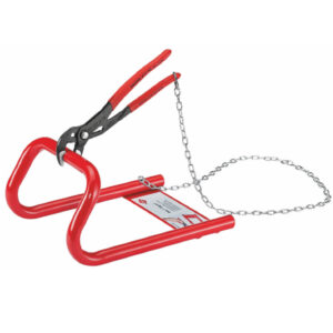 Đế thử nghiệm KNIPEX 00 19 20 S1 cho kìm Cobra® 87 01 250 trình diễn tự kẹp