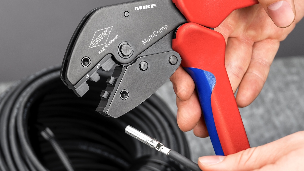 Kềm bấm cos Knipex 97 33 03 MultiCrimp chuyên dụng cho năng lượng mặt trời