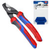 Kéo cắt cáp Knipex 95 12 160 SB, có vỉ treo, dòng StepCut giảm lực cắt cáp đồng nhôm Kéo cắt cáp Knipex 95 12 160 SB, có vỉ treo, dòng StepCut giảm lực cắt cáp đồng nhôm