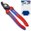 Kềm cắt cáp Knipex 95 12 165 SB, có vỉ treo, cắt cáp đồng nhôm 50 mm², tay cầm comfort Kềm cắt cáp Knipex 95 12 165 SB, có vỉ treo, cắt cáp đồng nhôm 50 mm², tay cầm comfort