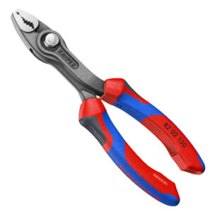 Bề mặt atramentized và đầu mài bóng giữ Kìm tháo ốc mòn Knipex 82 02 150 ổn định trong môi trường ẩm.