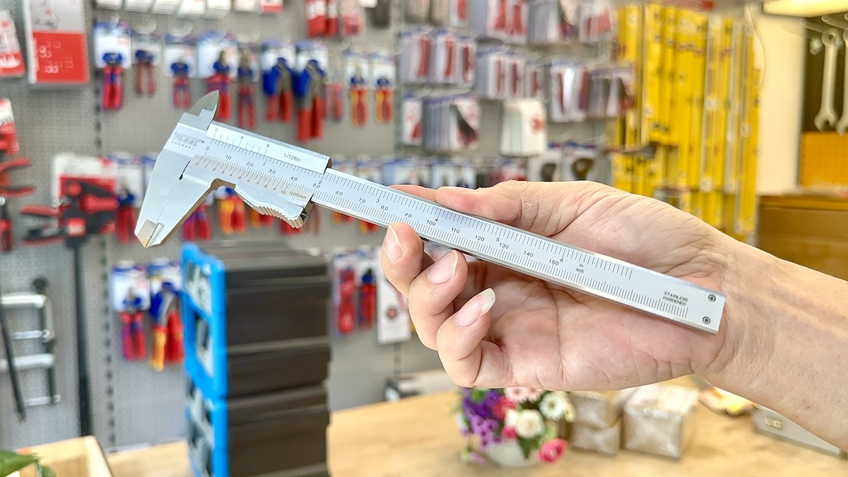 Thước kẹp cơ 150 mm DIN 862 Vogel Germany 201021, inox rèn cứng