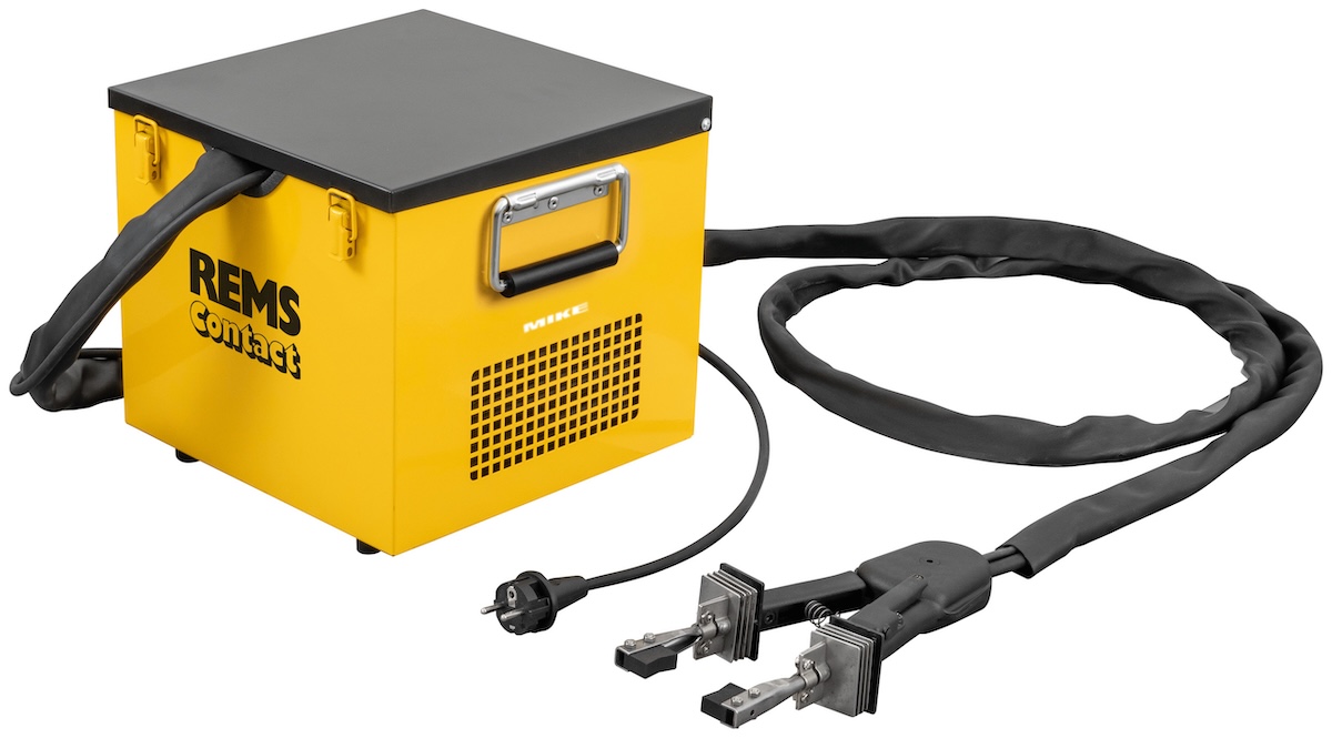 REMS Contact Bản tiêu chuẩn Máy hàn ống đồng REMS Contact bản tiêu chuẩn hàn mềm điện cho ống Ø 6–54 mm công suất 1750 W