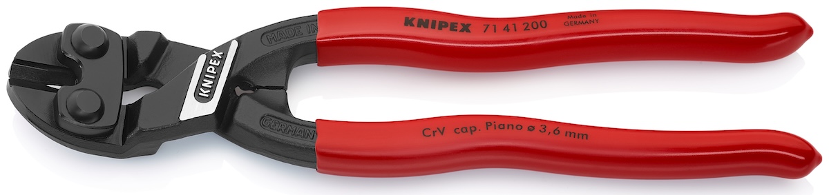 Kềm cộng lực lưỡi cắt nghiêng Knipex 71 41 200